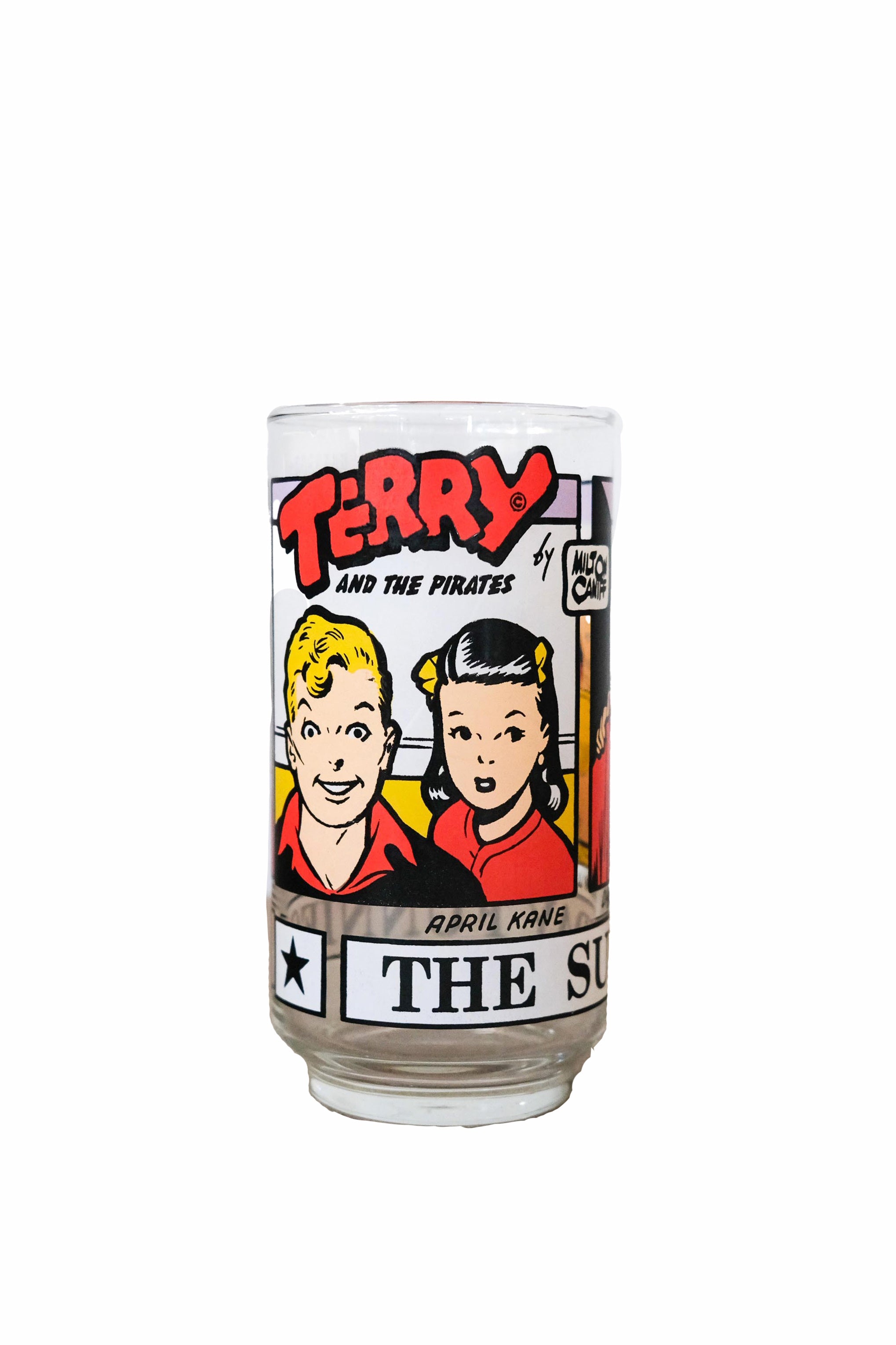 Sunday Funny Glass Tumbler 1976 / イラストガラスタンブラー