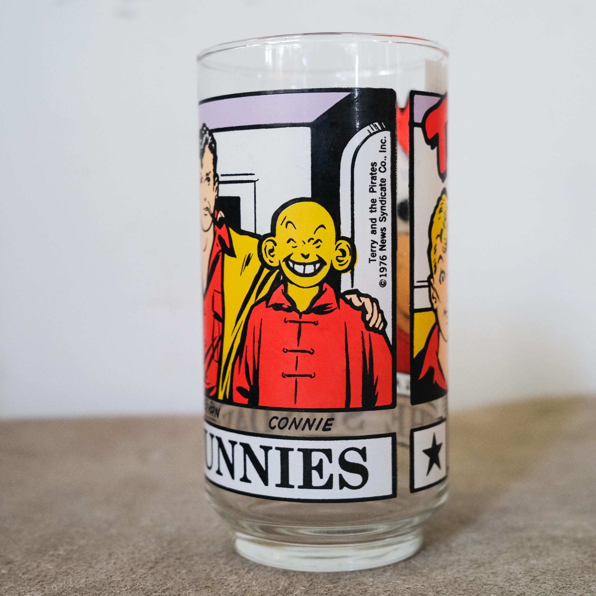 Sunday Funny Glass Tumbler 1976 / イラストガラスタンブラー