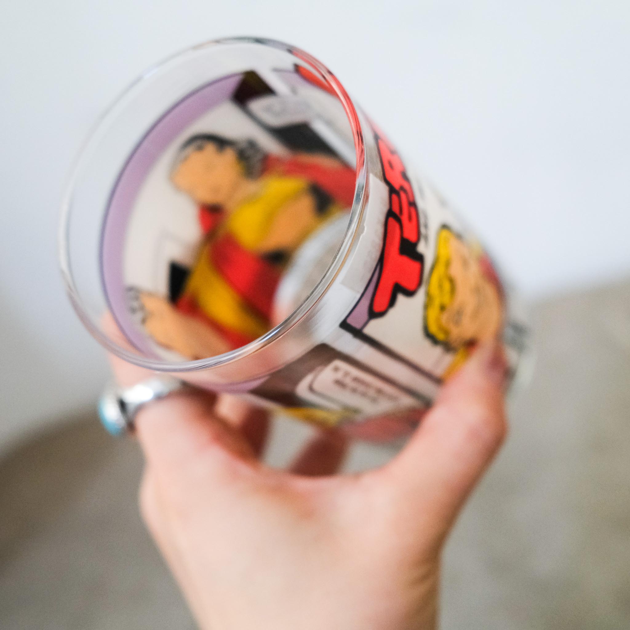 Sunday Funny Glass Tumbler 1976 / イラストガラスタンブラー