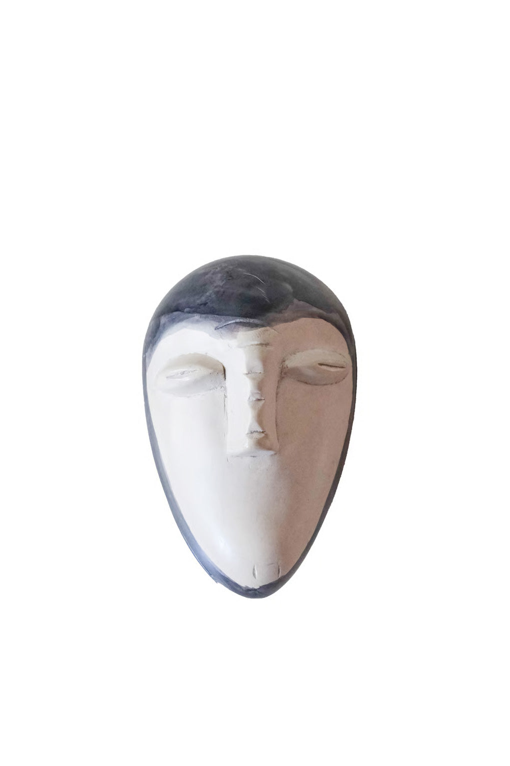 Ceramic Mask Box / セラミック顔の小物入れ