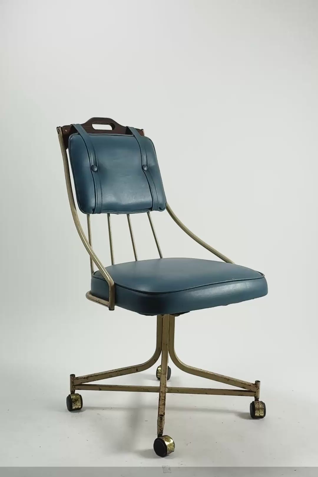 ビデオを読み込む: Metal Swivel Office Chair / メタル スイベル デスクチェア